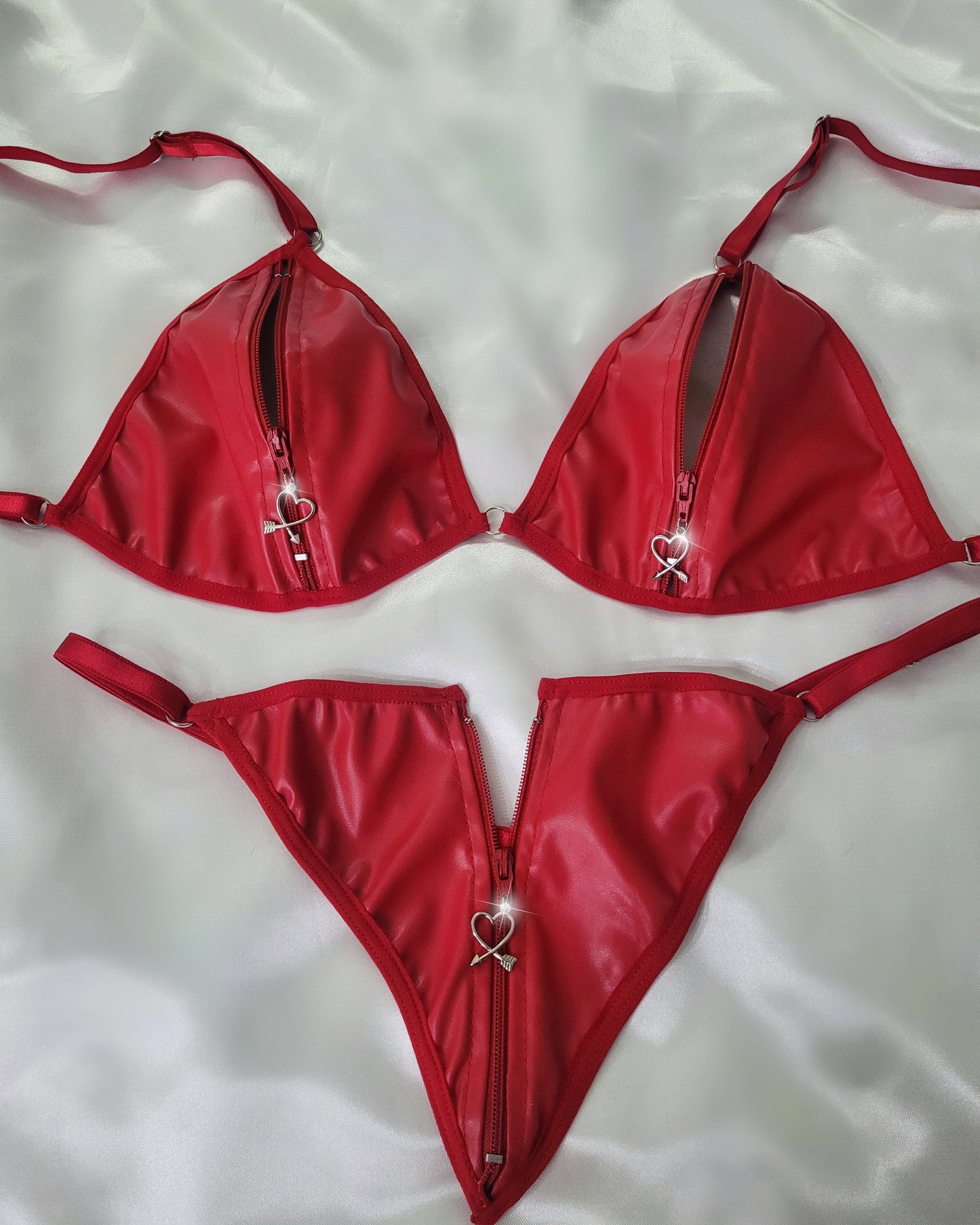 Set ZIPPER RED♥️