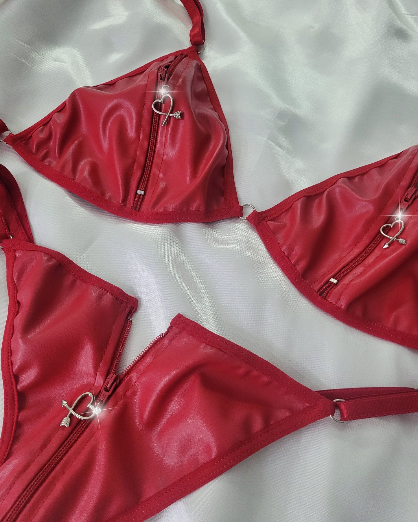 Set ZIPPER RED♥️