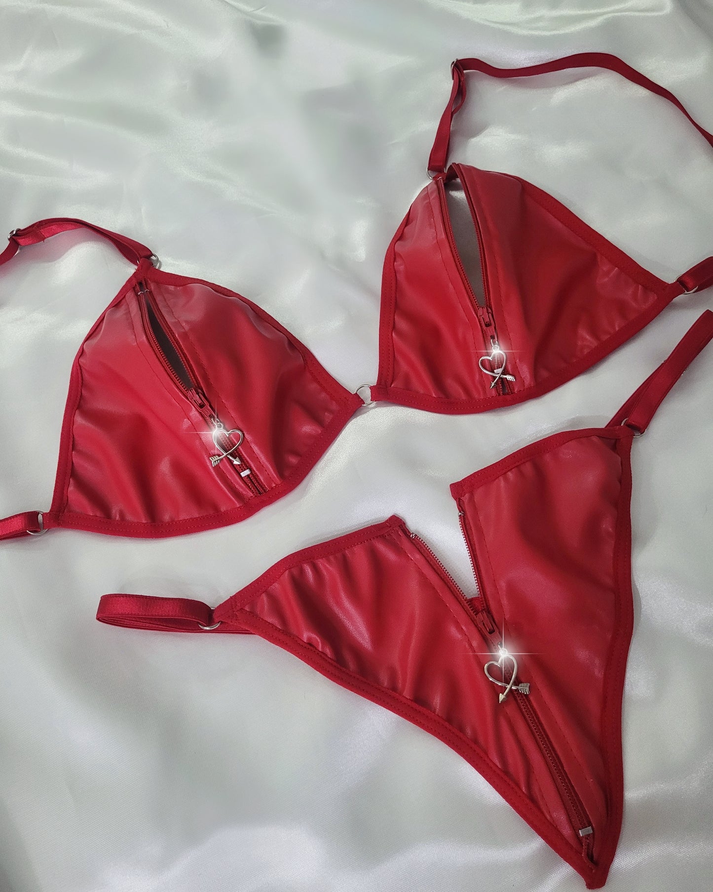 Set ZIPPER RED♥️